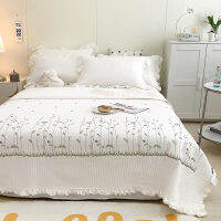 ผ้านวมฤดูร้อนผ้าเทนเซลปักเครื่องปรับอากาศเท่ๆ Comforter Queen ขนาดเตียงราชาปลอก (ไม่รวมปลอกหมอน)