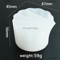 dongchigai ถ้วยซิลิโคนแยกสำหรับเทสีอะคริลิคเทถ้วยแบ่ง5ช่องเครื่องมือเรซินอีพ็อกซี่สำหรับทำเครื่องประดับงานฝีมือ