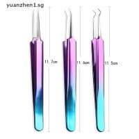 Acne Needle Tweezer Blackhead Acne Remover Face Care Tool Extention Eyelashes .