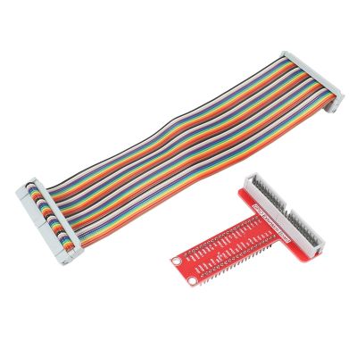 10X RPi GPIO Breakout Expansion Board + Ribbon Cable + Assembled T Type GPIO Adapter for Raspberry Pi 3 2 Model B &amp; B+