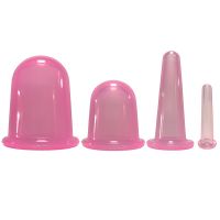 【YF】♘ﺴ  2/4Pcs Cupping Cans Massage Ventosa Celulitis Cup Chinese Cups Face Neck Anti Cellulite