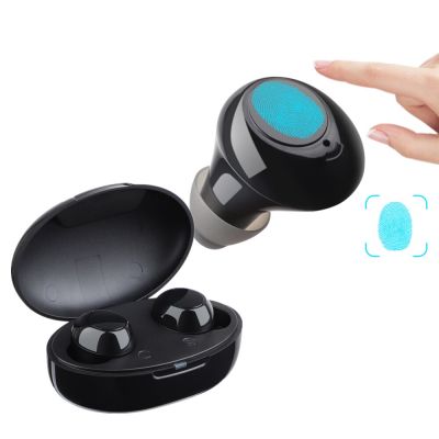ZZOOI 1 Pair Hearing Aids for Deafness Digital Sound Amplifier In-ear Noise Reduction Wireless Rechargeable Older Adult Hearing Aid