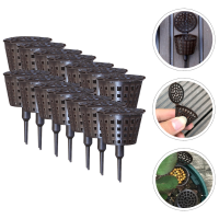 20 Pcs ตะกร้าฝาปิดตะกร้า Bonsai พลาสติก Reusable Mini Pots Spreader Potted ปลูกพืชสีเขียว Inserts