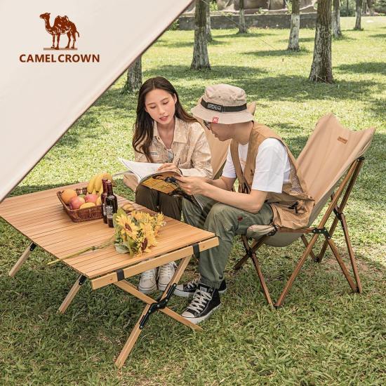 Camel crown ghế gấp cắm trại siêu nhẹ ghế dã ngoại ngoài trời di động bằng - ảnh sản phẩm 7