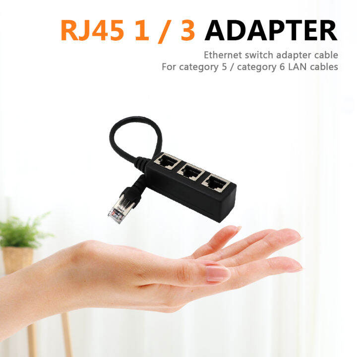 vktech-lan-ethernet-network-rj45ชาย3หญิงเชื่อมต่อ-splitter-อะแดปเตอร์เคเบิ้ล