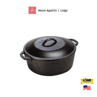 L8DOL3 Lodge 5 Quart Cast Iron Dutch Oven หม้อเหล็กหล่อลอดจ์ 4.73 ลิตร