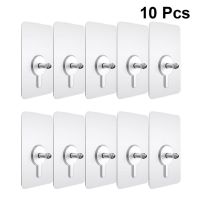 【cw】 10pcs Strong Adhesive Seamless Sticky Wall Hook Nail Mounting Rack Screw Rod Non Marking Screw Stickers Wall Picture Hook Kits 【hot】