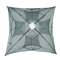 4 Holes Automatic Fishing Net Shrimp Cage Nylon Foldable Fish Trap Cast Net Cast Fold Crab trap Fishing Network