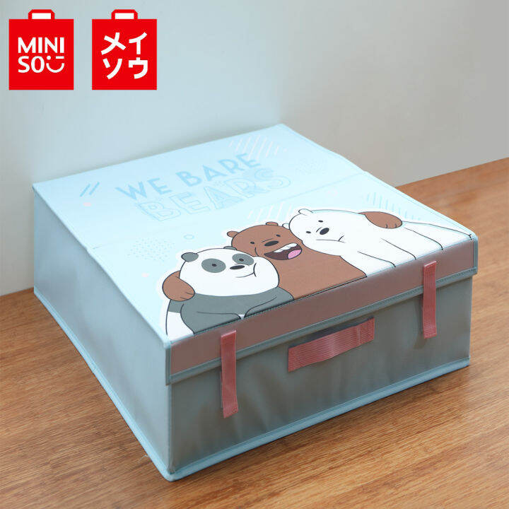MINISO We Bare Bears 4.0 Under Bed Toy Storage Container Lazada PH