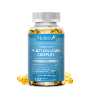 Mulittea Multi-Collagen Complex Capsules for Women and Men Hydrolyzed