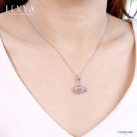 LenYa Jewelry Charm รูปปลา เงินแท้ประดับพลอย Swarovski Zirconia หลากสี