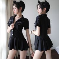 【Lao Zhang Fashion Cosplay】 Policewoman Uniform Tempts Nightclub Cosplay Lingerie Role Playing Dance Performance Costume ชุดชั้นในเซ็กซี่ Anchor Police Suit