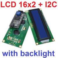 1602 LCD สีน้ำเงิน (Blue Screen) 16x2 with backlight + I2C Interface 5V