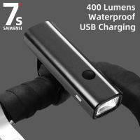 KUPOSS 400 Lumens ไฟจักรยาน USB ชาร์จไฟ LED โคมไฟขี่จักรยานไฟฉายโคมไฟ MTB จักรยานถนนไฟหน้าอุปกรณ์เสริม