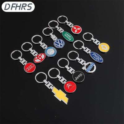 พวงกุญแจโลโก้รถ DFHRS พวงกุญแจอุปกรณ์เสริมรถยนต์ป้องกันรอยขีดข่วนของขวัญสำหรับแฟนพ่อสามี