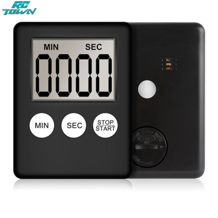 rctown-100-ของแท้นาฬิกาจับเวลาทำครัววงจรจอดิจิตอล-lcd-โครโนกราฟจับเวลาตัวนับถอยหลังทำอาหารสี่เหลี่ยมนาฬิกาจับเวลาปลุกนาฬิกาชั่วคราว