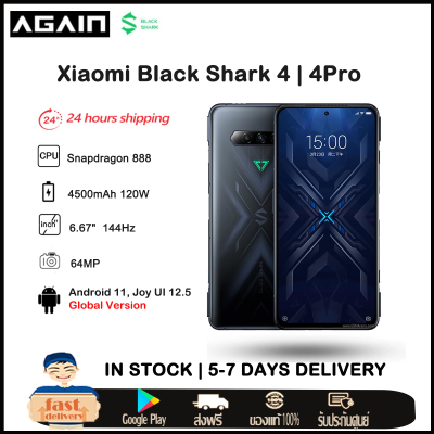Global Version Xiaomi Black Shark 4 Snapdragon 870 5G |  Black Shark 4 Pro Snapdragon 888 5G 6.67" 144Hz  NFC 8GB/12GB 128GB Gaming Phone BlackShark