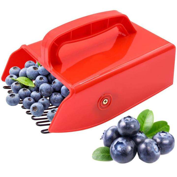 Berry Picker Ergonomic Berry Pick Rake with Metal Comb Labor Saving
