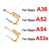 Kabel Flex Sensor sidik jari bagian pita fleksibel Sensor sidik jari tombol daya 4G/5G untuk OPPO A36 A52 A54 A54S