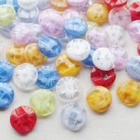 HOT 14mm flower Plastic Buttons sewing/appliques/craft Lots Upick 100pcs