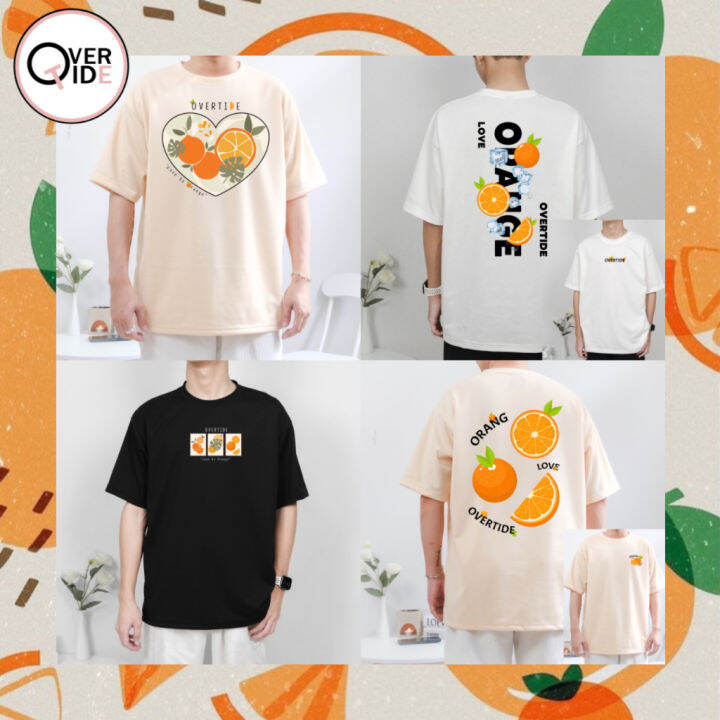 now-overtide-เสื้อส้ม-โอเวอร์ไซร์-เสื้อยืดสีส้ม-คอลเลกชั่น-loveorange-หลายสีl-size-s-5xl