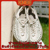 KNEE 2023【จัดส่งจากกรุงเทพ】[ สั่งของส่งเร็ว ] รองเท้าถักเชือก รุ่นใหม่ และรุ่นใหม่ รองเท้าแตะรัดส้น ระบายอากาศ เบาสบาย สำหรับผู้