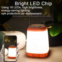 Dimmable Portable Lanterns Eye-protected Night Light Battery USB Rechargable Powered for Indoor Outdoor Camping Emergency Light