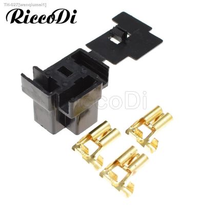 ◇⊕✖ 1/5/10/20Kits 3 Pin H4 Headlight Socket Automotive Connector For Audi VW DJD031A-1