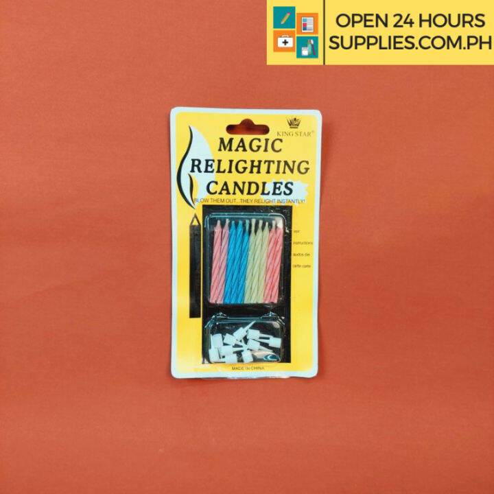 Candles (King Star) Magic Relighting Candles Cake decorations Party