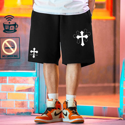 M-7XL Mens Clothing Short Pants Men Shorts Baggy Size Boy Drawstring Shorts Seluar Pendek Lelaki Mens Fashion Sports Basketball Gym Hip Hop Beach Pants Black