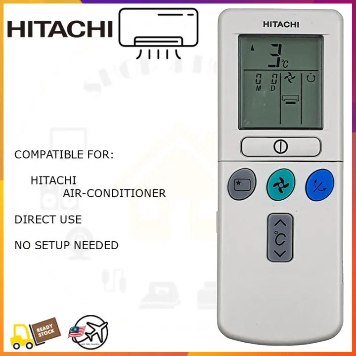 Hitachi Replacement For Hitachi Air Cond Aircond Air Conditioner Remote