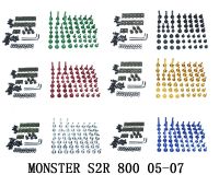 Motorcycle Complete Fairing Bolts Kit Bodywork Screws For Fit DUCATI MONSTER S2R 800 2005-2007