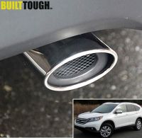 Accessories Fit For Crv Cr-V 2012 2013 2014 2015 Exhaust Muffler Tip Tail Finisher End Trim Stainless Steel