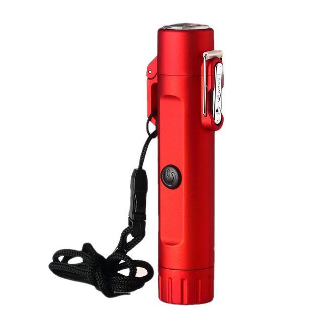 zzooi-outdoor-waterproof-windproof-electronic-lighter-with-compass-emergency-light-double-arc-charging-lighter-for-lighting-a-fire