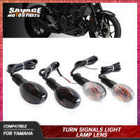 LED เปิดสัญญาณไฟโคมไฟสำหรับ YAMAHA XT660X XT660R MT-03 MT 03 XT 660X 660R อุปกรณ์มอเตอร์ไซค์ตัวบ่งชี้ไฟกระพริบเลนส์