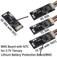 บอร์ด Bms 50A 30A 6S 7S มี Ntc สำหรับแผ่นป้องกันแบตเตอรี่ลิเธียมถาวร3.7V สำหรับสว่านไฟฟ้าวงจรไฟฟ้า