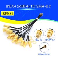 5Pcs SMA Connector Cable Female to IPEX4 IPX4 MHF4 to SMA Female RF0.81 Antenna RG0.81MM Cable Assembly RP-SMA-K