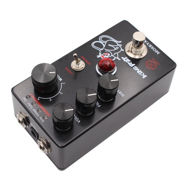 moskyaudio-king-rat-guitar-effects-pedal-distortion-true-bypass-circuit-guitar-processor-accessories