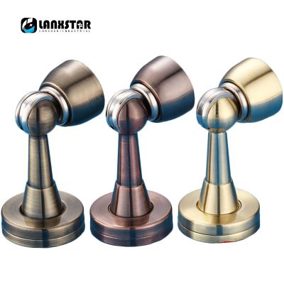 High Quality Promotion Price Invisible Breath Brushed Stainless Steel  Bronze Color Gate Solid Suction Door Stopper Door Hardware Locks