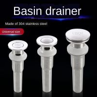 【YF】△  Basin sink 304 stainless steel wash basin bouncing replica long drainer