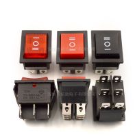 [GAMA] 10ชิ้น/ล็อต KCD4เรือ Rocker Switch 6Pin 6P 3ตำแหน่ง16A 250V สีดำ/สีแดง31x25.5mm