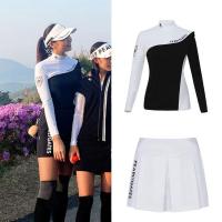 Golf Gear New autumn and winter golf clothing womens golf clothes outdoor sports and leisure slim quick-drying breathable T-shirt tops