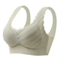 Sexy Lace Beautiful Back Underwear Womens Own Chest Pad Gathered On The Collection Side Milk No Steel Ring Bra
