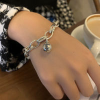 Mewanry 925 Sterling Silver Couples Bracelet Trend Punk Hip Hop Vintage Creative Thick Chain Bells Party Jewelry Birthday Gifts