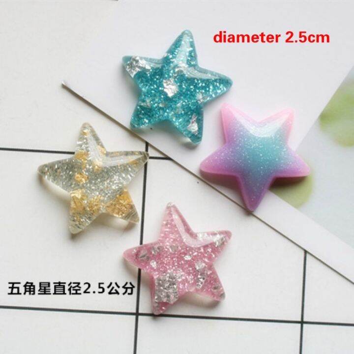 4pcs-diy-romantic-glitter-color-resin-star-moon-love-heart-for-hair-accessories-making-phone-decal-scrapbooking