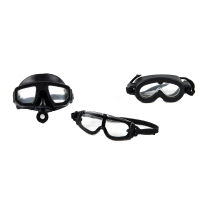 Kolam Renang Miniatur Bera Goggle Plastik Bingkai Hitam untuk 16ตุ๊กตาบลายธ์