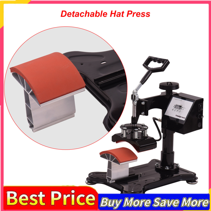 Aibecy 5.5x3 In ch Swing Away Combo Digital Hat Cap Heat Press