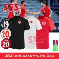 shot goods 【SFS】Top Quality 2022 CANADA Soccer Football Jersey Jersi Home Away Third T-shirt Sports Jerseys Loose Fans Version S-2XL