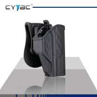 ซองพกนอก ปลดล็อคนิ้วโป้ง รุ่น CZ P-10C วัสดุ Polymer เกรดคุณภาพ แข็งแรง ทนทาน ( Cytac T-Thumbsmart Holster )