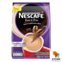NESCAFE เนสกาแฟ กาแฟปรุงสำเร็จผสมอาราบิก้าคั่วบดละเอียด เบลนด์ แอนด์ บรู สูตรน้ำตาลน้อย 15.6 กรัม 27 ซอง [NESCAFE Nescafe, ready -made coffee, roasted Arabica, finely grinding, blend and brown, little sugar 15.6 grams, 27 sachets]
